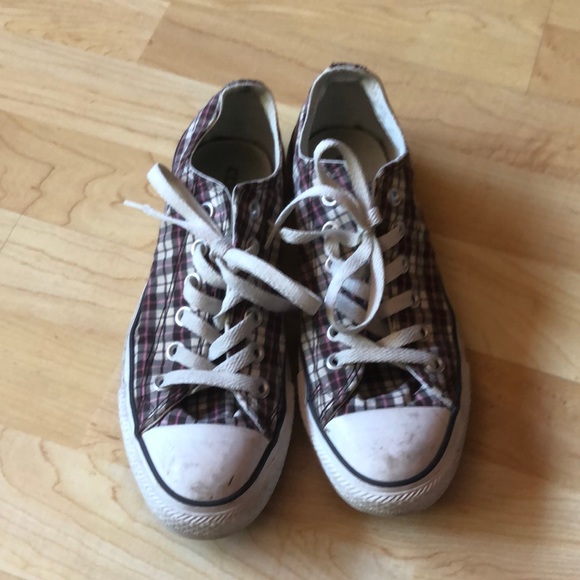 Converse Shoes - Converse chuck Taylors plaid
